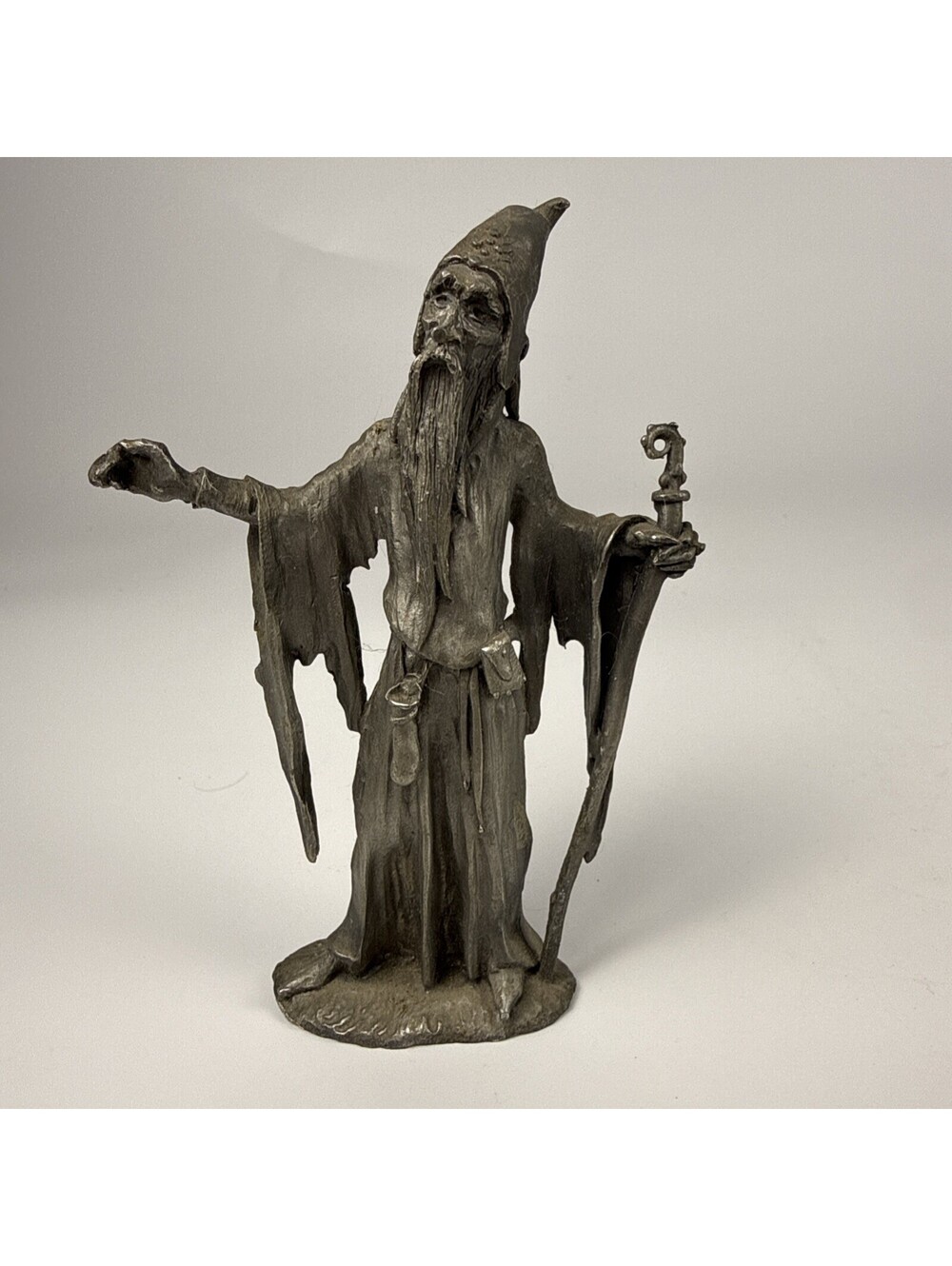 Perth Pewter 1978 Merlin Wizard Figurine James Lane Casey Signed JLC Statue
